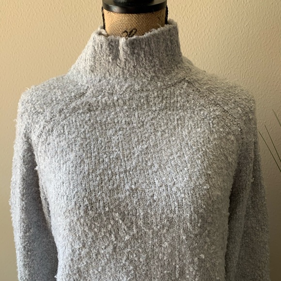 Aerie Boucle Mock Neck Oversized Sweater - Picture 6 of 12